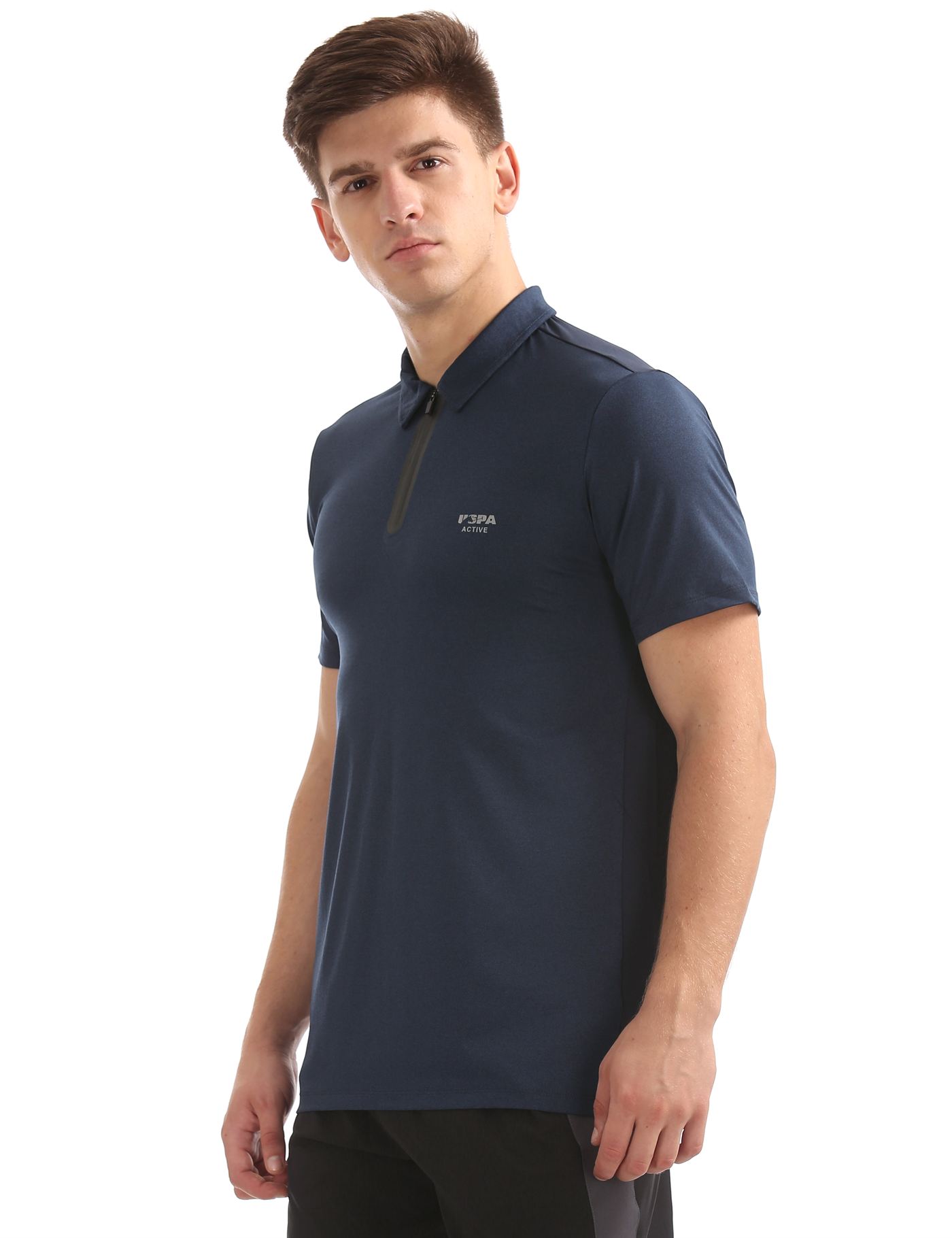 U.S. Polo Assn. Men Casual Wear Solid T-Shirt
